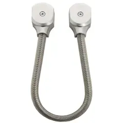 Flexible de passage de câbles diamètre intérieur 12mm longueur 500mm + embout – HERACLES – FLEX500 Populaire