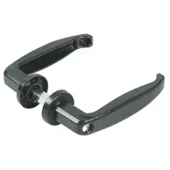 Béquille double pour porte métallique 35-50mm carré 8mm noire – IBFM – 435035 Bon Marché
