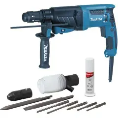 Jusqu&rsquo;à Épuisement Des Stocks Perfo-burineur SDS Plus 800W avec accessoires + coffret – MAKITA – HR2630TX4