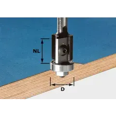 Achat Immédiat Fraise à affleurer à plaquettes réversibles HW S8 D19/20WM – FESTOOL – 491082