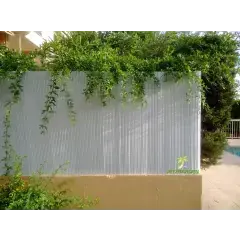 Vente Directe Canisse PVC double face blanc 1,2×2,5m – JET7GARDEN – CAB120X250