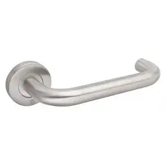 Nouvelle Collection Béquille double XL sur rosace JADE bec de cane spécial PMR inox 1294 – HERACLES – B-INOX-02XL