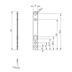 Affaire À Saisir Entretoise inclinaison 6+ et rotation OB couleur brun – FERCO – E-16244-06-0-5