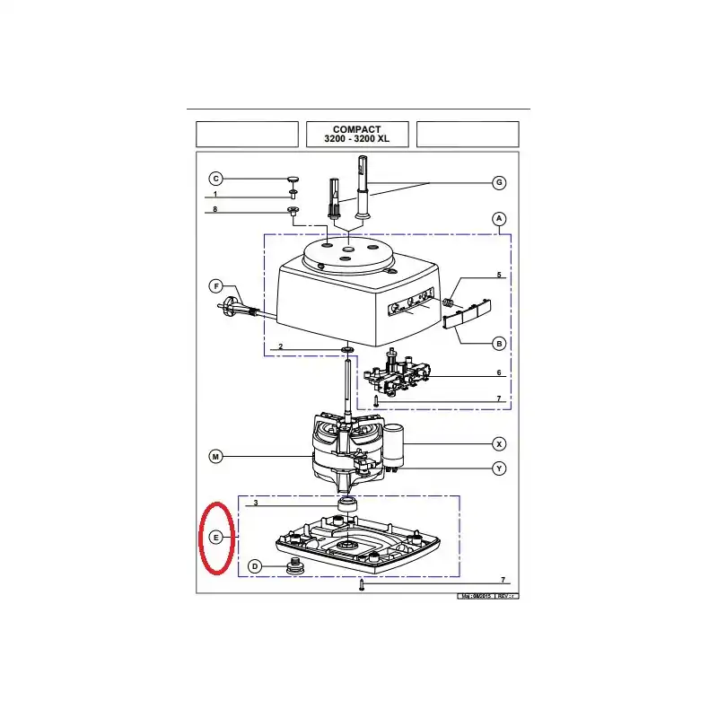 Socle pour robot MAGIMIX modèles 3200 – 3200XL, 18300F, 18303F, 18320F Super Prix