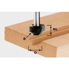 Fraise quart de rond HW S8 D23/R6 – FESTOOL – 491007 Offre Exclusive