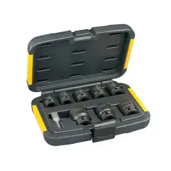 Commande En Gros Coffret de 8 douilles à chocs et accessoire 10 à 27mm – DEWALT – DT7507-QZ