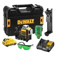 Niveau laser multilignes vert 10,8V XR + 1 batterie 2Ah + chargeur – DEWALT – DCE089D1G-QW Livraison Express