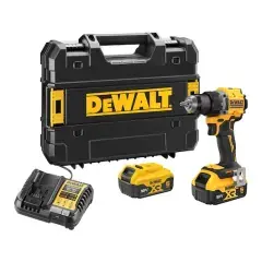 Commander Maintenant Perceuse-visseuse compacte XR 18V Brushless + 2 batteries 5Ah + chargeur avec T-STAK – DEWALT – DCD794P2T-QW