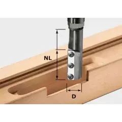 Fraise à rainurer avec plaquettes réversibles HW KN D20/50 – FESTOOL – 497455 Remise