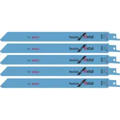5 lames de scie sabre S 1122 AF Flexible for Metal 225x19x0,9mm – BOSCH – 2608656018 Commander Vite
