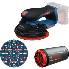 Dernier Modèle Ponceuse excentrique 18V EXEX18V-150-5 (sans batterie ni chargeur) dans boîte carton – BOSCH EXPERT – 0601372901