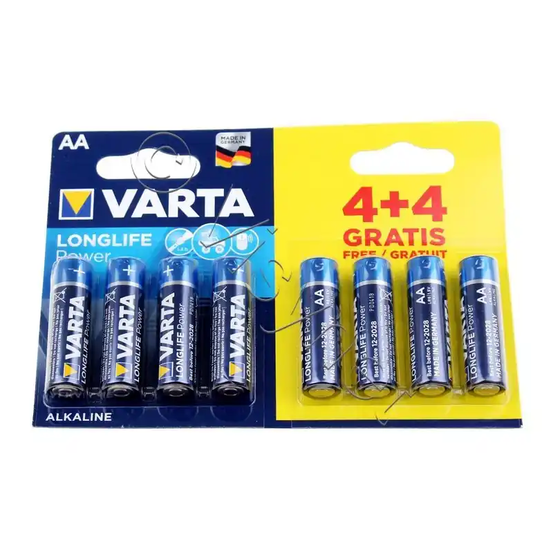Expédié Aujourd&rsquo;hui PACK PROMO Piles LR6 VARTA (4 + 4 GRATUITES)