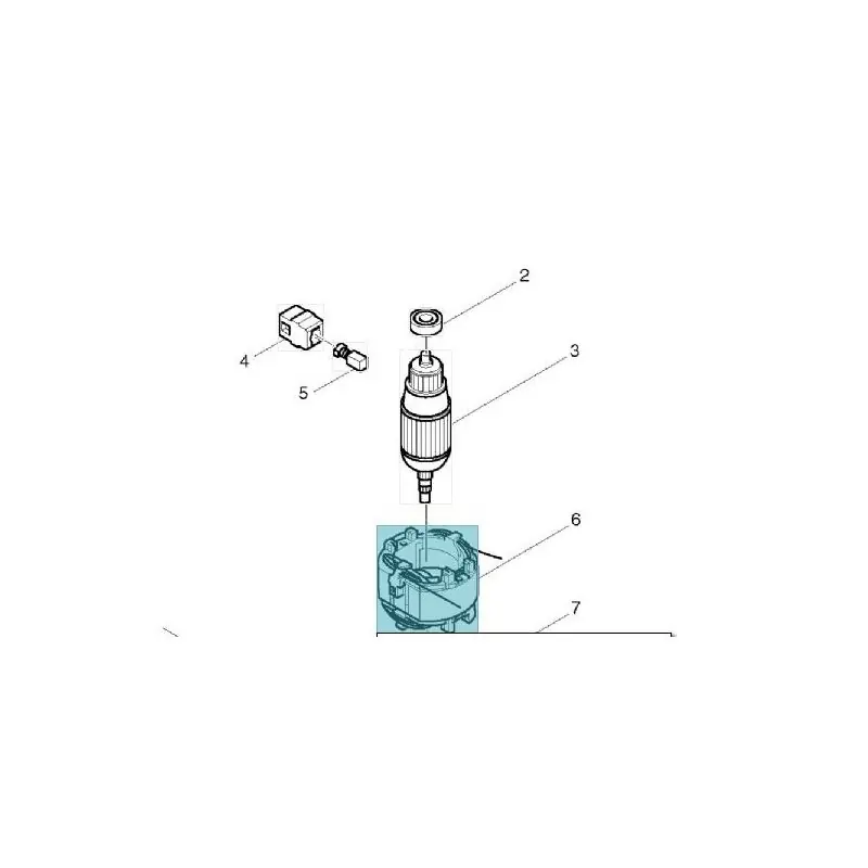 Porte charbon ponceuse MAKITA BO3700 Prix Bas