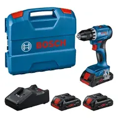 Top Vente Perceuse-visseuse 18V GSR18V-45 brushless + 3 batteries ProCORE 4Ah + chargeur en coffret L-Case – BOSCH – 0615A5002N