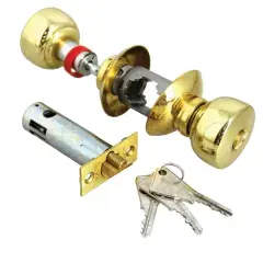 Acheter Direct Serrure tubulaire N1 cylindre à bouton extérieur à condamnation axe 63,5mm bouton standard rosace J laiton poli – VACHETTE – 19268000