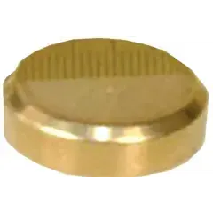 Solde Cache vis plat diamètre 18mm laiton poli boîte de 10 – GUITEL – 9020D18S10