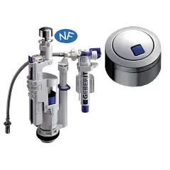 Mécanisme de chasse complet NEMO duo universel 3/6L - GEBERIT - 283.304.KD.1 Usine Directe