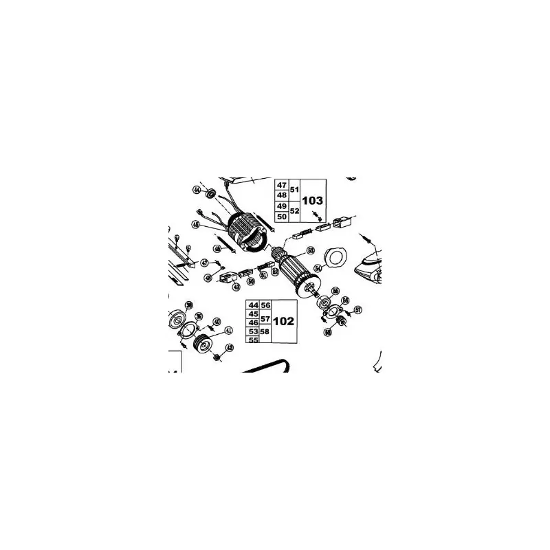 Moteur rabot RYOBI EPN6082CHG Marque