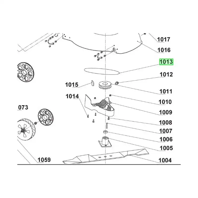 Offre Du Jour Courroie pour tondeuse RYOBI RLM4114