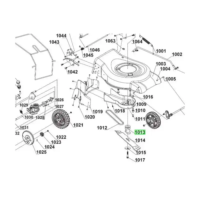 Support de lame tondeuse RYOBI RLM4614 – RLM46175SL Prix Réduit