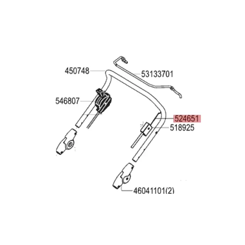 Vente Flash Cable arret moteur tondeuse Alko 47 BH PROFI LINE, Mirage 521 T5
