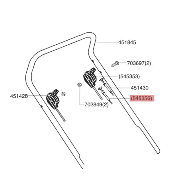Cable arret moteur tondeuse Alko 4200 BW (année 2006) Promotion