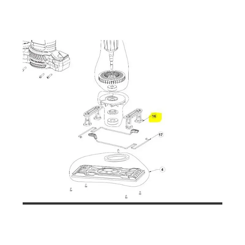 Pied pour ponceuse RYOBI modèles RSS200-G / RSS280-S Achat Immédiat