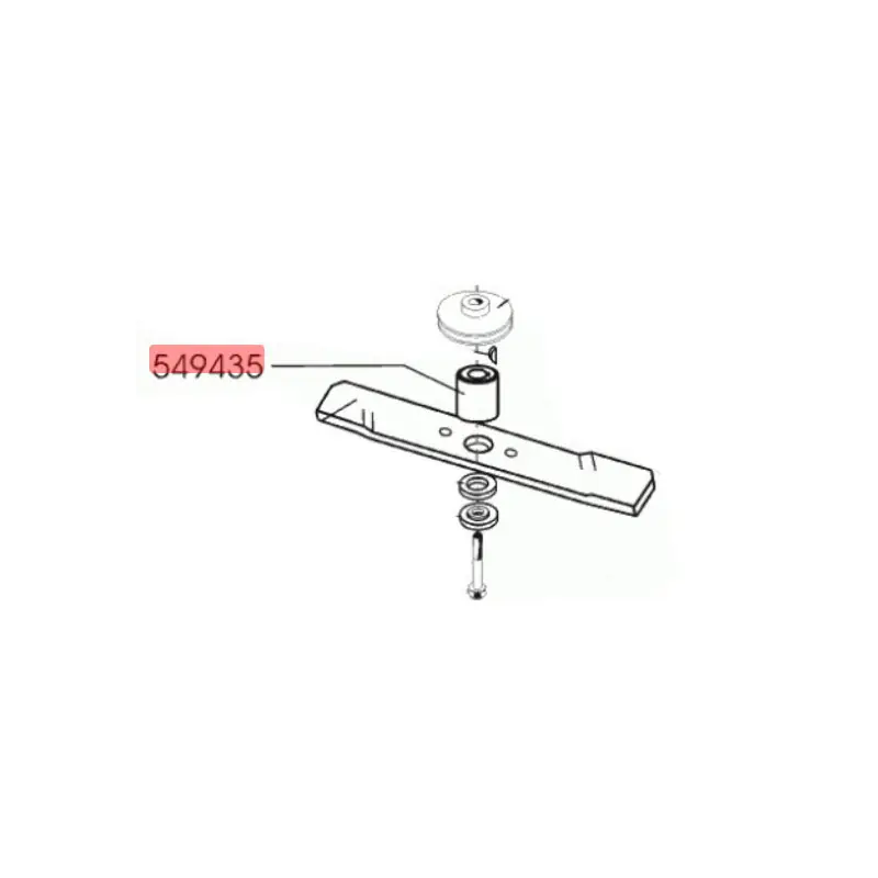 Support de lame tondeuse Alko 53 B Alu, 53 BR-H, Silver 4800 – 5300 Marque