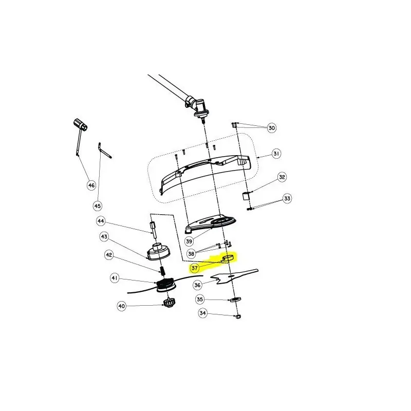 Bon Plan Bride de centrage de lame débroussailleuse RYOBI RBC1020