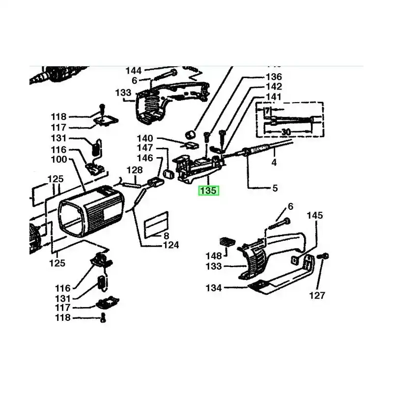 Interrupteur meuleuse d‘angle MILWAUKEE AGV20-180 Acheter En Ligne