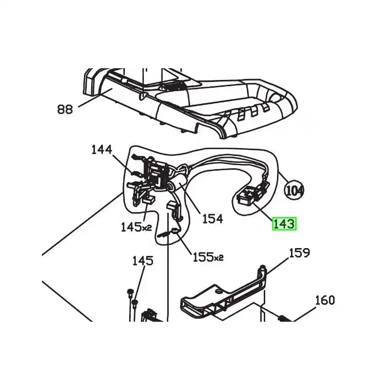 Produit De Marque Interrupteur scie à onglets RYOBI EMS190DCL