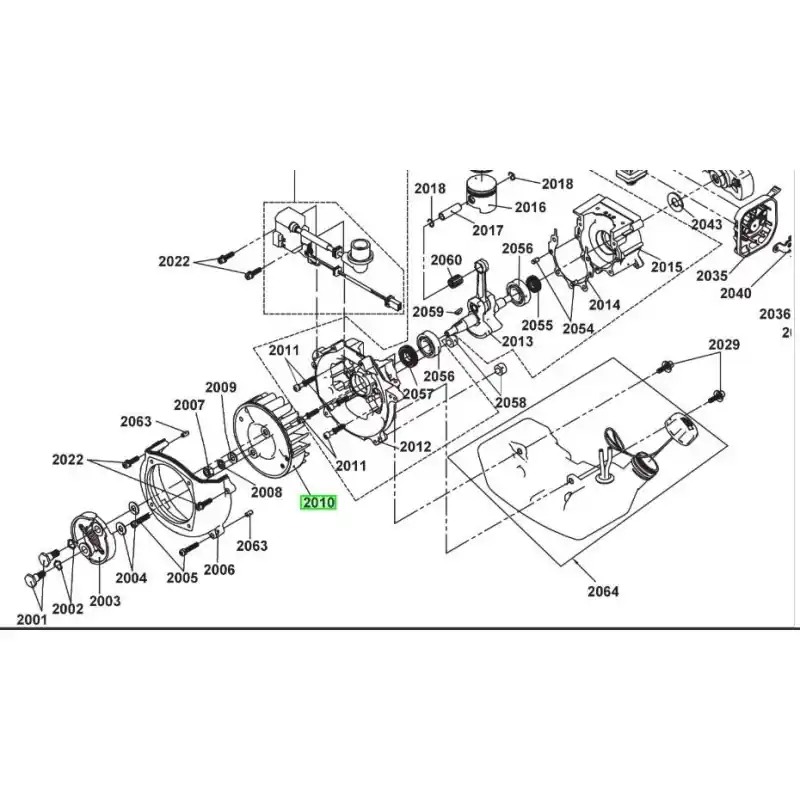 Volant magnétique débroussailleuse RYOBI RBC52FSBO Super Prix
