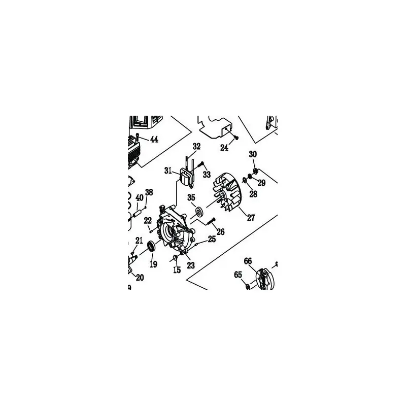 Volant moteur débroussailleuse RYOBI RBC42FSB Solde