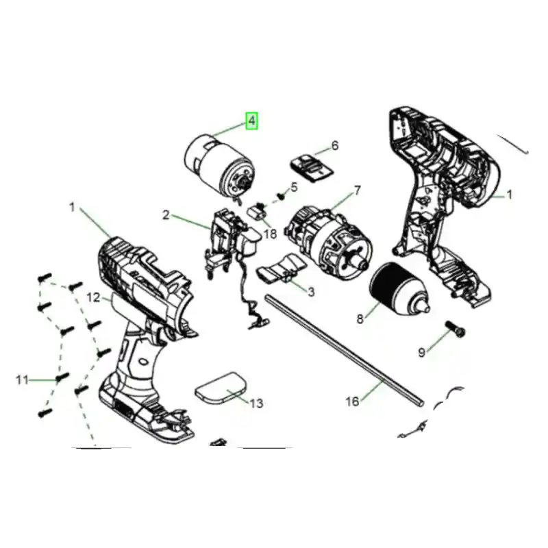 Achetez Aujourd&rsquo;hui Moteur pour perceuses sans fil RYOBI R18PD